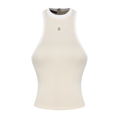 SISTERS Áo ba lỗ khoét sâu Fencii