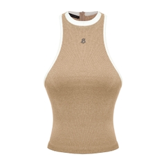 SISTERS Áo ba lỗ khoét sâu Fencii