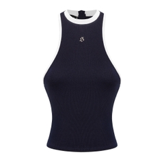 SISTERS Áo ba lỗ khoét sâu Fencii