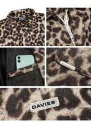 DSW Crop Bomber Jacket Classy - Leopard