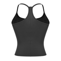 SISTERS Áo cổ yếm dáng dài ôm body Akina