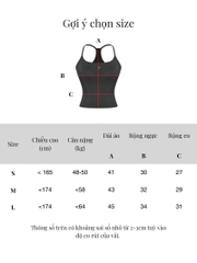 SISTERS Áo cổ yếm dáng dài ôm body Akina