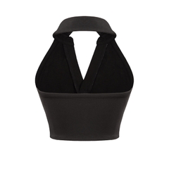 SISTERS Áo croptop ba lỗ cổ bẻ Isobe