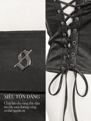 SISTERS Áo croptop cúp ngực đan dây hông Annalise