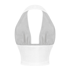 SISTERS Áo croptop cổ yếm Callista