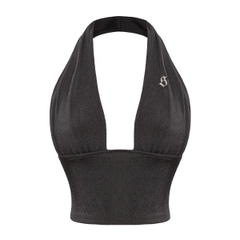 SISTERS Áo croptop cổ yếm Callista