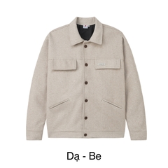 Áo khoác dạ nam cao cấp Hiddle khuy cài H13-AK4