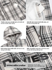 DSW Flannel Hooded Jacket