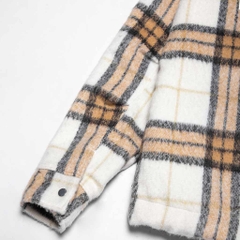 DSW Flannel Button-Up Boxy Jacket