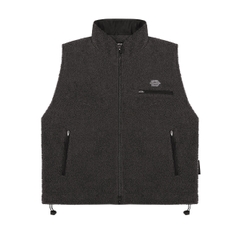 DSW Fleece Zip-Up Vest Jacket