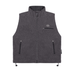 DSW Fleece Zip-Up Vest Jacket