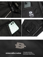 DSW Double Box Hooded Bomber Jacket