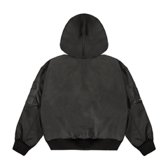 DSW Double Box Hooded Bomber Jacket