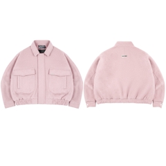 DSW Crop Bomber Jacket Classy - Dạ Hồng