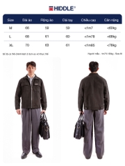 Áo khoác da lộn nam 2 lớp Classic HIDDLE H11-AK1