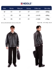 Áo khoác da nam cao cấp Hiddle Classic H10-AK7