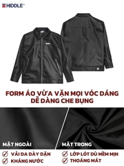 Áo khoác da Hiddle Harrington H10-AK6