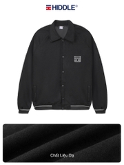 Áo khoác dạ nam hàng hiệu phối da Hiddle H10-AK5