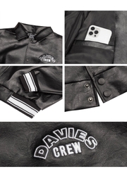 DSW Crew Varsity Leather Jacket