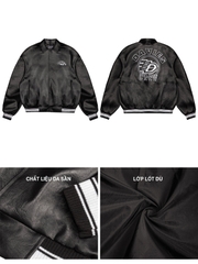 DSW Crew Varsity Leather Jacket