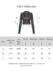 SISTERS Áo khoác da Georgina