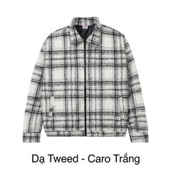 H11-AK7 Áo khoác dạ nam cao cấp Hiddle - Caro