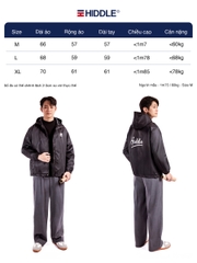 H9-AK10 Áo khoác gió nam có mũ Hiddle