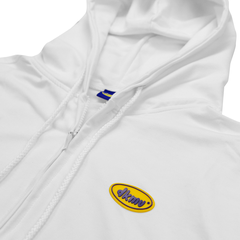 K03-AK3 Hoodie Zip Logo-Trắng