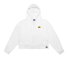 K03-AK3 Hoodie Zip Logo-Trắng
