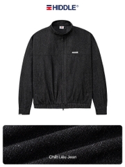 Áo khoác jean nam cổ trụ hai lớp Hiddle H-AK2