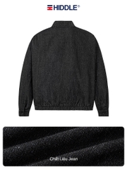 Áo khoác jean nam cổ trụ hai lớp Hiddle H-AK2