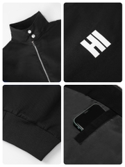 Áo khoác kaki nam cao cấp cổ trụ nút bấm H9-AK9