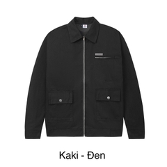 H9-AK4 Áo khoác kaki 3 túi sang trọng