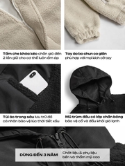 DSW Fleece Hooded Jacket