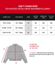 DSW Crop Bomber Jacket Classy