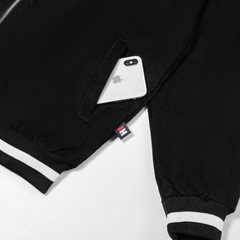 H05-AK6 Áo khoác bomber nỉ nhung HI