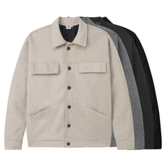 Áo khoác dạ nam cao cấp Hiddle khuy cài H13-AK4