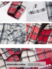 DSW Flannel Double Zip Boxy Jacket