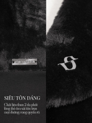 SISTERS Áo phối lông thỏ Helena