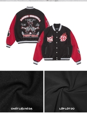 DSW Camping Club Bomber Varsity Jacket