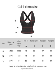 SISTERS Áo croptop đan chéo lưng Franny - Trắng