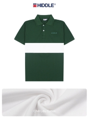 H7-T11 Áo polo Hiddle phối màu sọc ngang thân trẻ trung