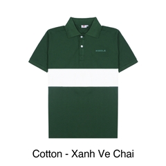 H7-T11 Áo polo Hiddle phối màu sọc ngang thân trẻ trung