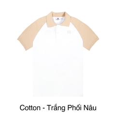 H7-T10 Áo polo Hiddle tay raglan phối màu HI