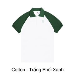 H7-T10 Áo polo Hiddle tay raglan phối màu HI
