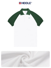 H7-T10 Áo polo Hiddle tay raglan phối màu HI