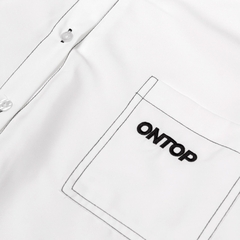 O15-S2 Over Shirt Mono - Trắng