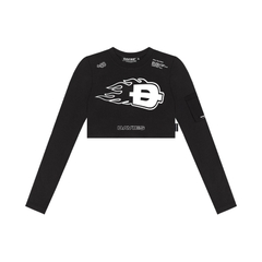 DSS Long Sleeve Croptop Drift Tee