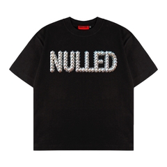 Áo thun đen in chữ NULLED Gemstone Tee N-T15-D