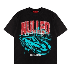 Áo thun đen in hình Community Tee N-T8